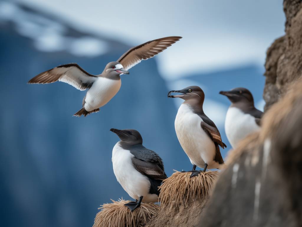 À la découverte des oiseaux marins des fjords de Norvège : photographier macareux, guillemots et fous de Bassan